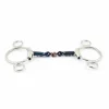 Clearance Mors Blue Steel Pessoa double brisure et incrustation cuivre - Jump'in Mors Et Embouchures