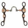 New Mors correctionnel fer forgé à décor floral - - Fer noir Mors Western|Mors Et Embouchures