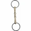 Sale Mors double brisure maillechort anneaux inox 18mm Mors Et Embouchures