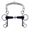 Outlet Mors pelham caoutchouc branches longues - - inox Mors Et Embouchures