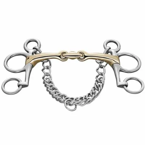 Hot Mors Pelham Dynamic RS double brisure 16mm - Mors Et Embouchures