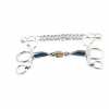 Online Mors Pelham petites branches double brisure blue steel et cuivre - Jump'in Mors Et Embouchures