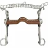 Outlet Mors Pelham plat inclinable cuir - Jump'in Mors Et Embouchures