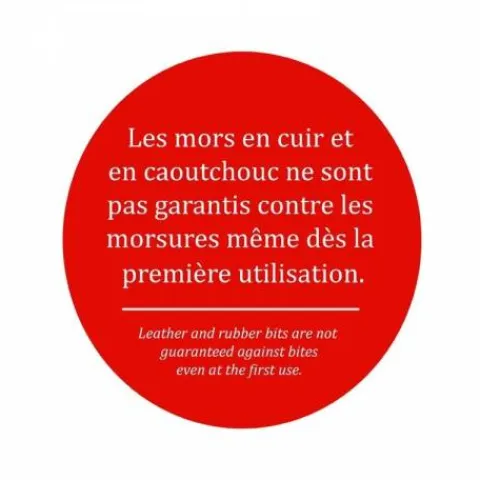 Best Mors Pessoa allemand en cuir droit - Jump'in Mors Et Embouchures