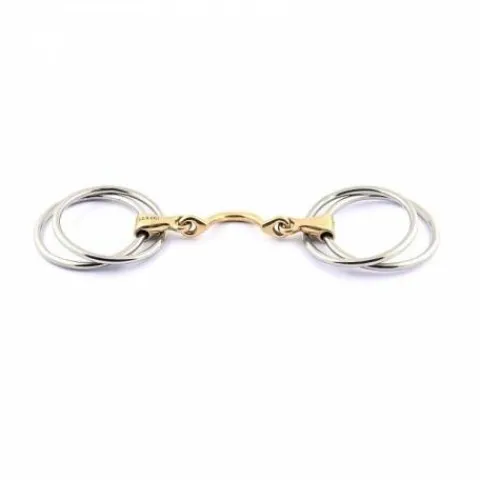 Discount Mors quatre anneaux avec passage de langue - Jump'in Mors Et Embouchures