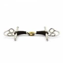 Online Mors releveur à aiguilles et double brisure recouvert de cuir - Mors Et Embouchures