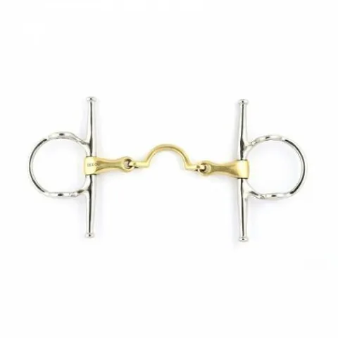 Best Mors releveur à aiguilles double brisure avec passage de langue - Jump'in Mors Et Embouchures