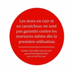 Hot Mors releveur en cuir rond - Jump'in Mors Et Embouchures