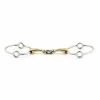 Hot Mors releveur grands anneaux double brisure bloqué Mors Et Embouchures