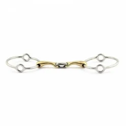 Hot Mors releveur grands anneaux double brisure bloqué Mors Et Embouchures