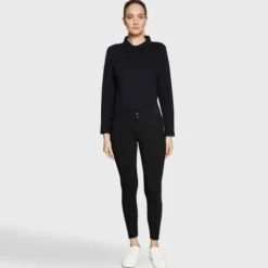 Hot Pantalon Capucine FW25 - - Taille haute, floral Femme La Cavalière En Concours|La Femme En Concours