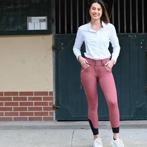 New Pantalon d'équitation dame Sofia Rose - Jump'In - SOFT TEX Femme Tenue D'Équitation Femme·Pantalons Femme