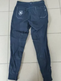 Pantalon marine fond de peau Euro-Star Femme Tenue D'Équitation Femme·Pantalons Femme