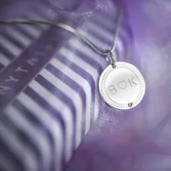 Hot Pendentif avec médaille personnalisée et zirconia - Bijoux