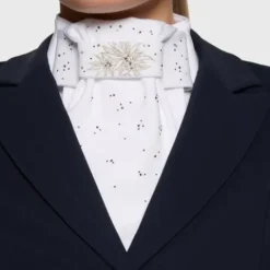 Online Plastron Spring Flower Metal Eclipse SS25 Femme Tenue De Concours Femme·Plastrons|Les Accessoires De Concours·Plastrons D'équitation