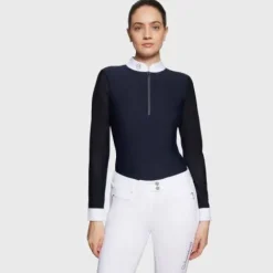 Polo Concours Aloise Boreal SS25 Femme La Cavalière En Concours|La Femme En Concours