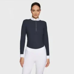 Outlet Polo concours manches longues Aloise AW24 Femme La Cavalière En Concours|La Femme En Concours