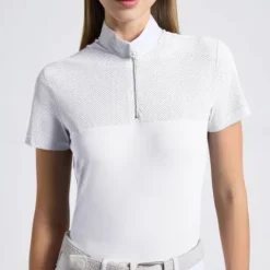 Best Polo de compétition Jersey zip - Femme La Cavalière En Concours|La Femme En Concours