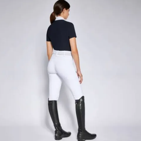New Polo de compétition Jersey zip marine - Femme La Cavalière En Concours|La Femme En Concours