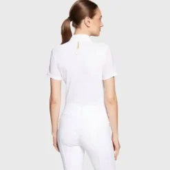 Clearance Polo de concours Apolline Premium FW25 - - Cristaux Swarovskis Femme La Cavalière En Concours|La Femme En Concours