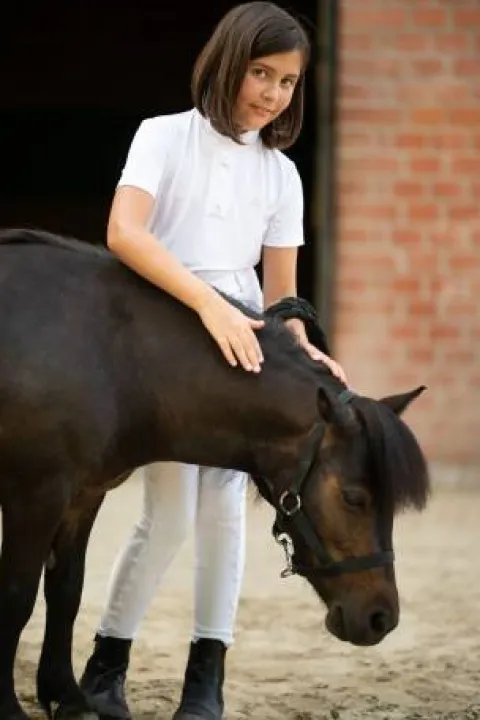 Best Polo de concours enfant ILOVE CRYSTAL - - Manches courtes Enfant Les Jeunes En Concours|Les Enfants En Concours