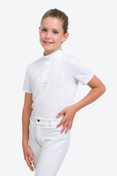 Best Polo de concours enfant ILOVE CRYSTAL - - Manches courtes Enfant Les Jeunes En Concours|Les Enfants En Concours