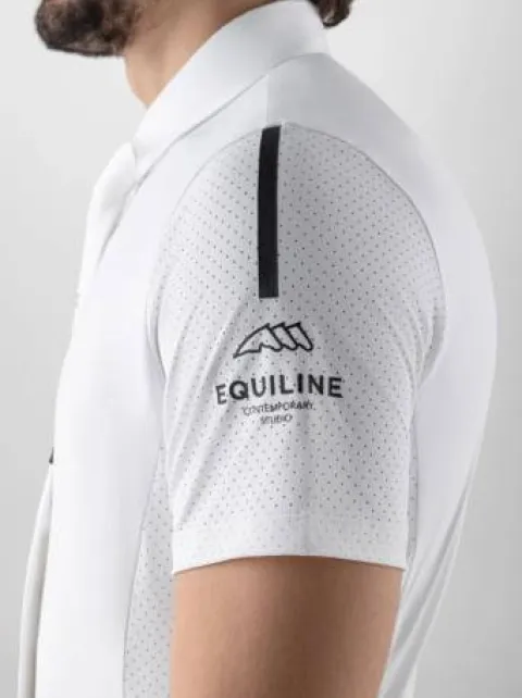 Polo de concours homme - manches courtes Homme Le Cavalier En Concours|L'Homme En Concours
