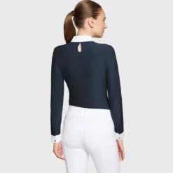Best Polo de concours manches longues Aloise FW25 - - Tissu respirant Femme La Cavalière En Concours|La Femme En Concours