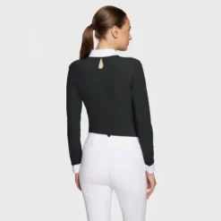 Best Polo de concours manches longues Aloise FW25 - - Tissu respirant Femme La Cavalière En Concours|La Femme En Concours