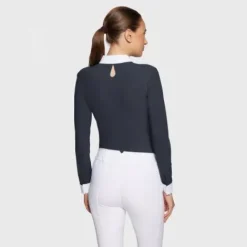 Best Polo de concours manches longues Aloise FW25 - - Tissu respirant Femme La Cavalière En Concours|La Femme En Concours
