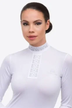 Clearance Polo de concours MYSTIQUE - - Technique et léger Femme La Cavalière En Concours|La Femme En Concours