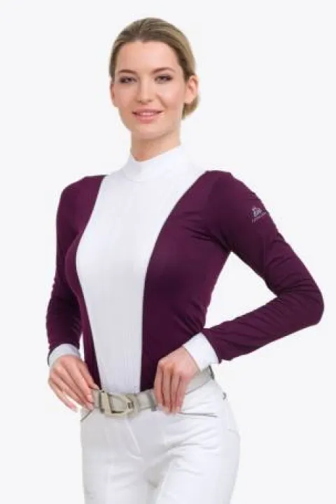 Clearance Polo de concours QUEEN - - Manches longues Femme La Cavalière En Concours|La Femme En Concours