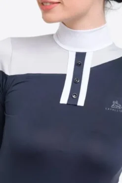 New Polo de concours équestre HIGH TECH OVAL - - Haute performance Femme La Cavalière En Concours|La Femme En Concours