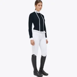 Polo de concours Sangallo Broderie - Femme La Cavalière En Concours|La Femme En Concours
