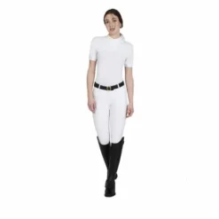 Clearance Polo de concours slim fit technique - Femme La Cavalière En Concours|La Femme En Concours