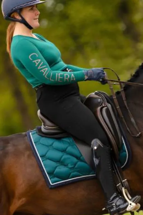 Online Polo technique manches longues Rose Gold - - Performance Femme Tenue D'Équitation Femme·Polos Et Chemises