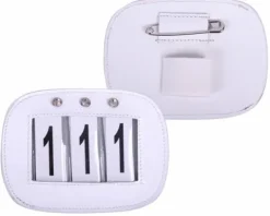 Clearance Porte numéros par 2 vernis - - cuir orné de strass Les Accessoires De Concours·Dossard De Cross - Brassard|Dossards De Cross
