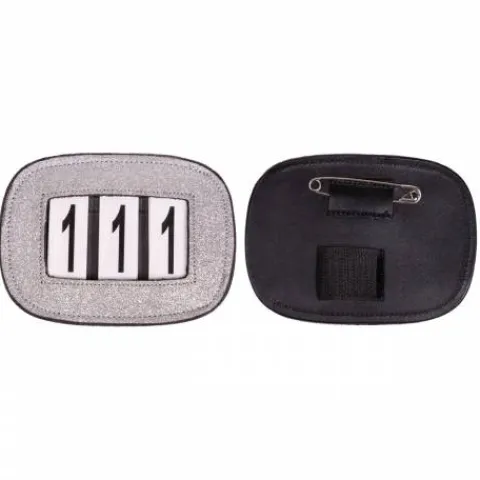 New Porte numéros shine - - paillettes Les Accessoires De Concours·Dossard De Cross - Brassard|Dossards De Cross