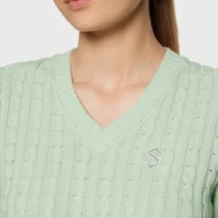 New Pullover Twisted Lisa SS25 Samashield Femme Tenue D'Équitation Femme·Sweat Shirt, Polaire Et Pull Femme