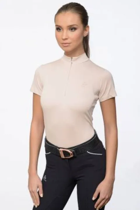 Discount Riding Top à manches courtes - - Tissu technique doux Femme Tenue D'Équitation Femme·Polos Et Chemises