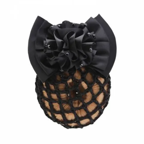 Résille barette Flower Glitter - - Strass Femme Tenue De Concours Femme·Résilles Cheveux|Les Accessoires De Concours·Résilles De Cavalière