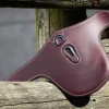 Outlet Sangle Bavette Evo cuir avec mousqueton marron Sangles