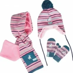 Set bonnet, gants et écharpe Enfant Jolly - Bonnets Et Écharpes D'Équitation