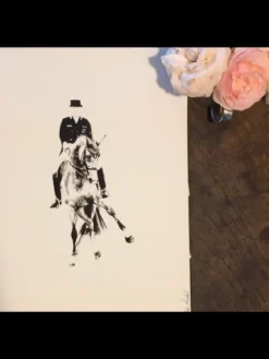Tableau personnalisé, Horse Pilot , Cavalliera Toscana, Femme Le Cavalier En Concours|L'Homme En Concours