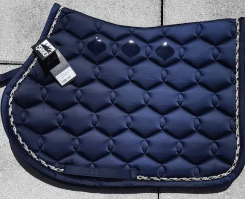 Tapis de selle anatomique Glossy Wave - - Antidérapant Tapis De Cso|Tapis De Selle