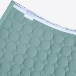 Best Tapis de selle circle quilted vert - - coton 3d Tapis De Cso|Tapis De Selle