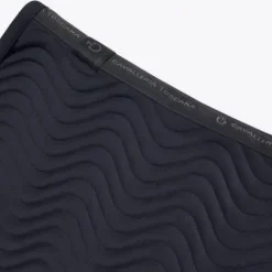 Best Tapis de selle Double Orbit Wave Quilted Marine - Tapis De Dressage|Tapis De Cso