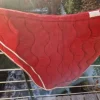 Clearance Tapis de selle Equithème rouge Amortisseurs De Dos