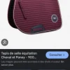Hot Tapis de selle bordeaux Tapis De Selle|Tapis De Selle