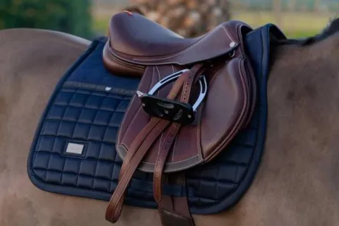 Clearance Tapis de selle Sportive Navy - Tapis De Dressage|Tapis De Selle